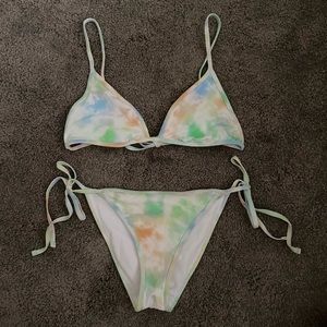 Tie dye bikini